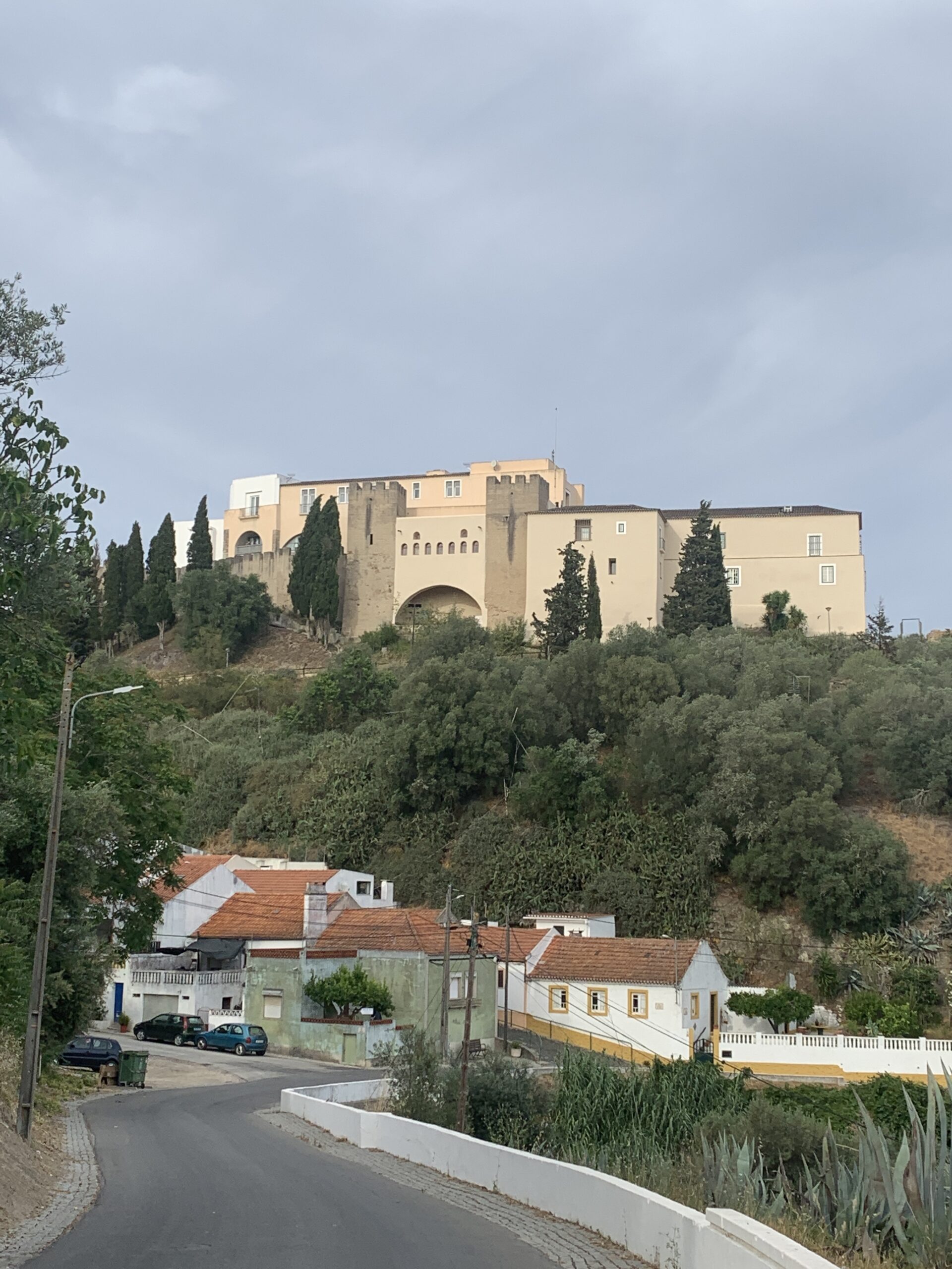 Approach to Castelo de Alcácer do Sal.