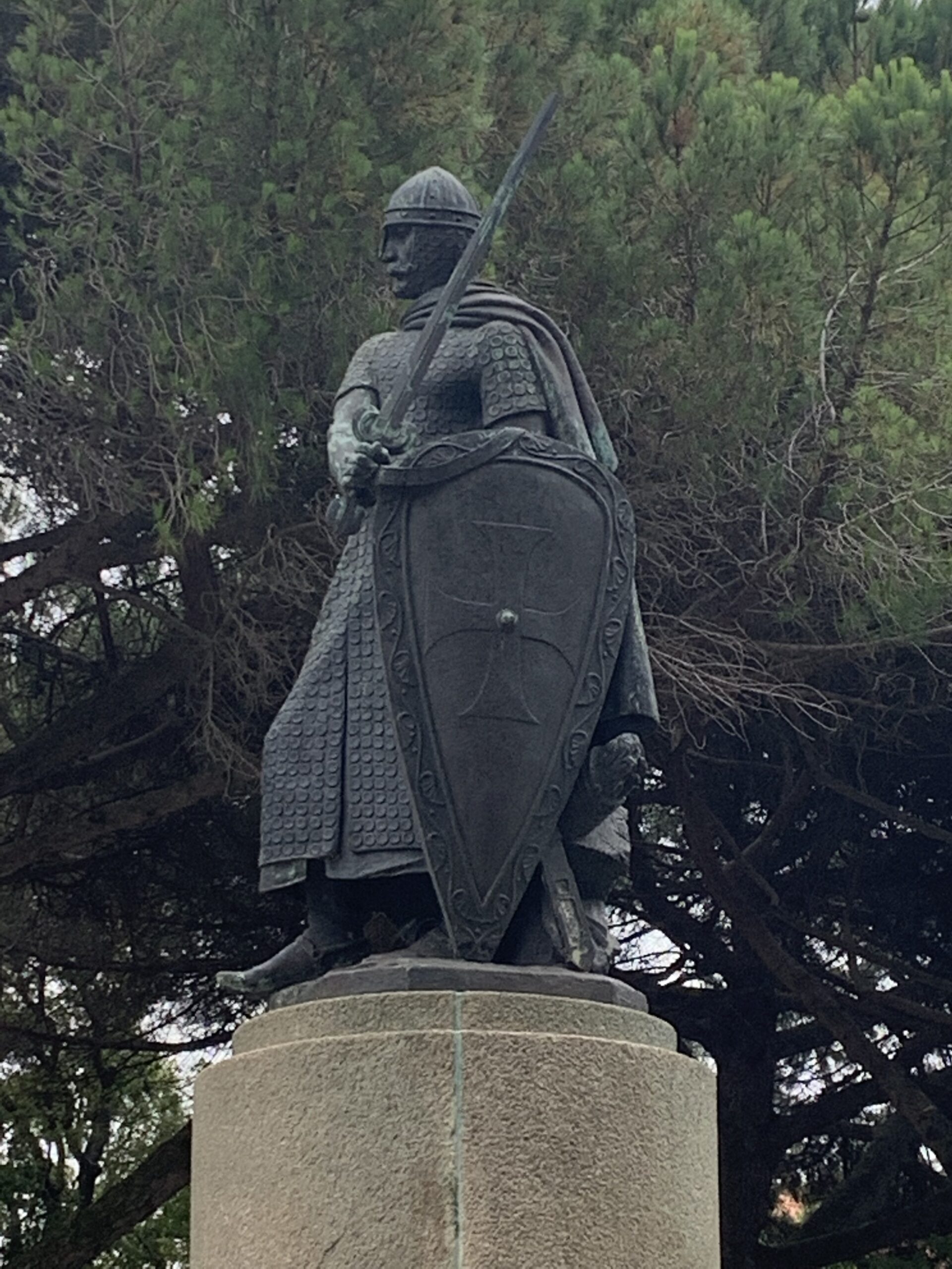 Statue of Afonso Henriques in Castelo de São Jorge.