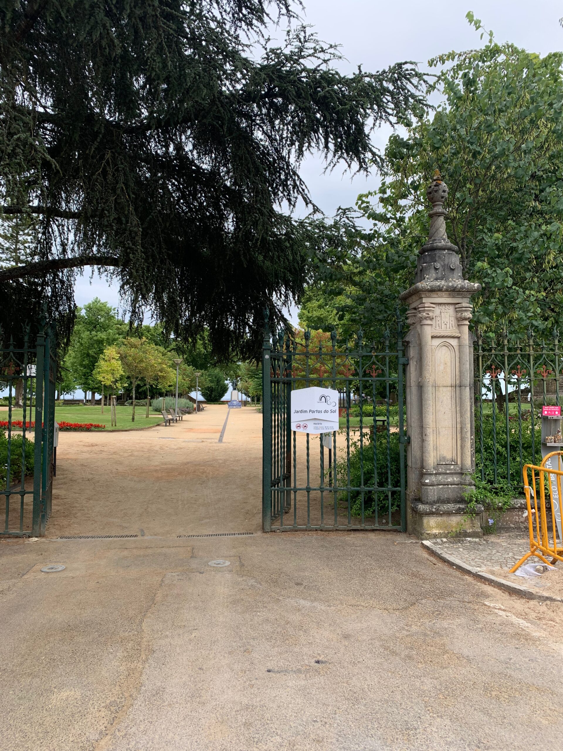 Entrance to Jardim das Portas do Sol, Santarém.