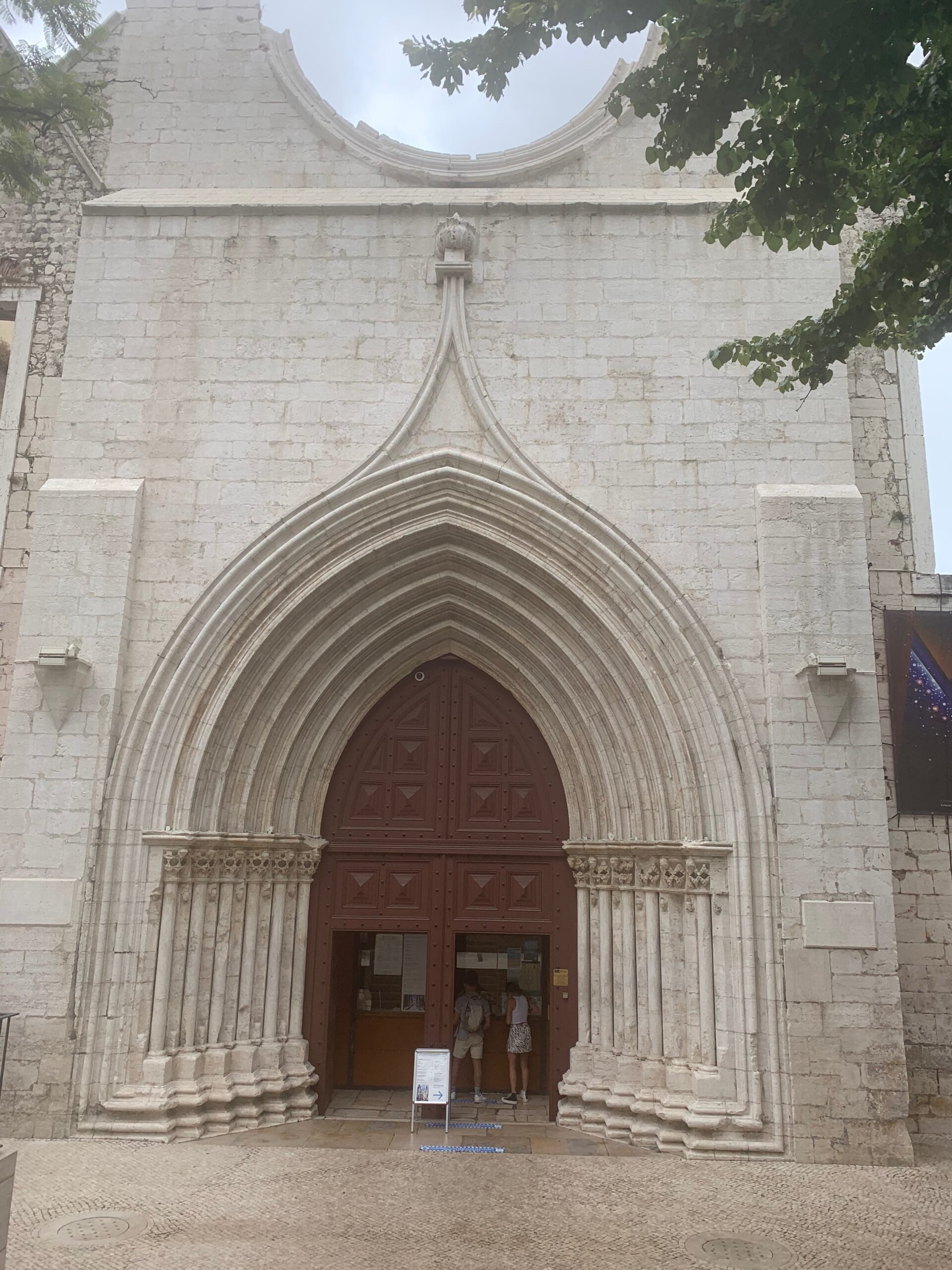 Gothic entrance to Convento do Carmo.