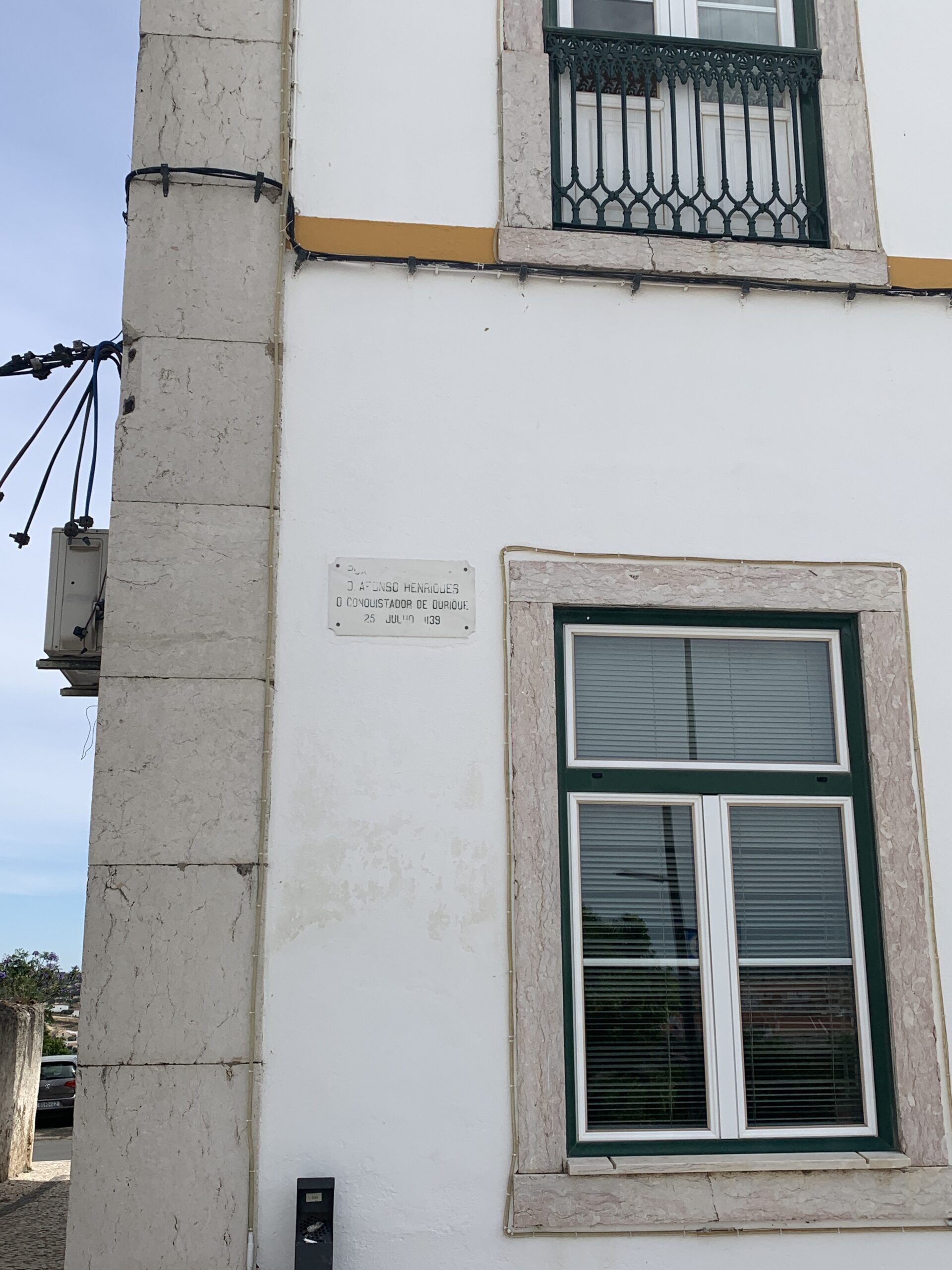 Street sign for Rua D. Afonso Henriques