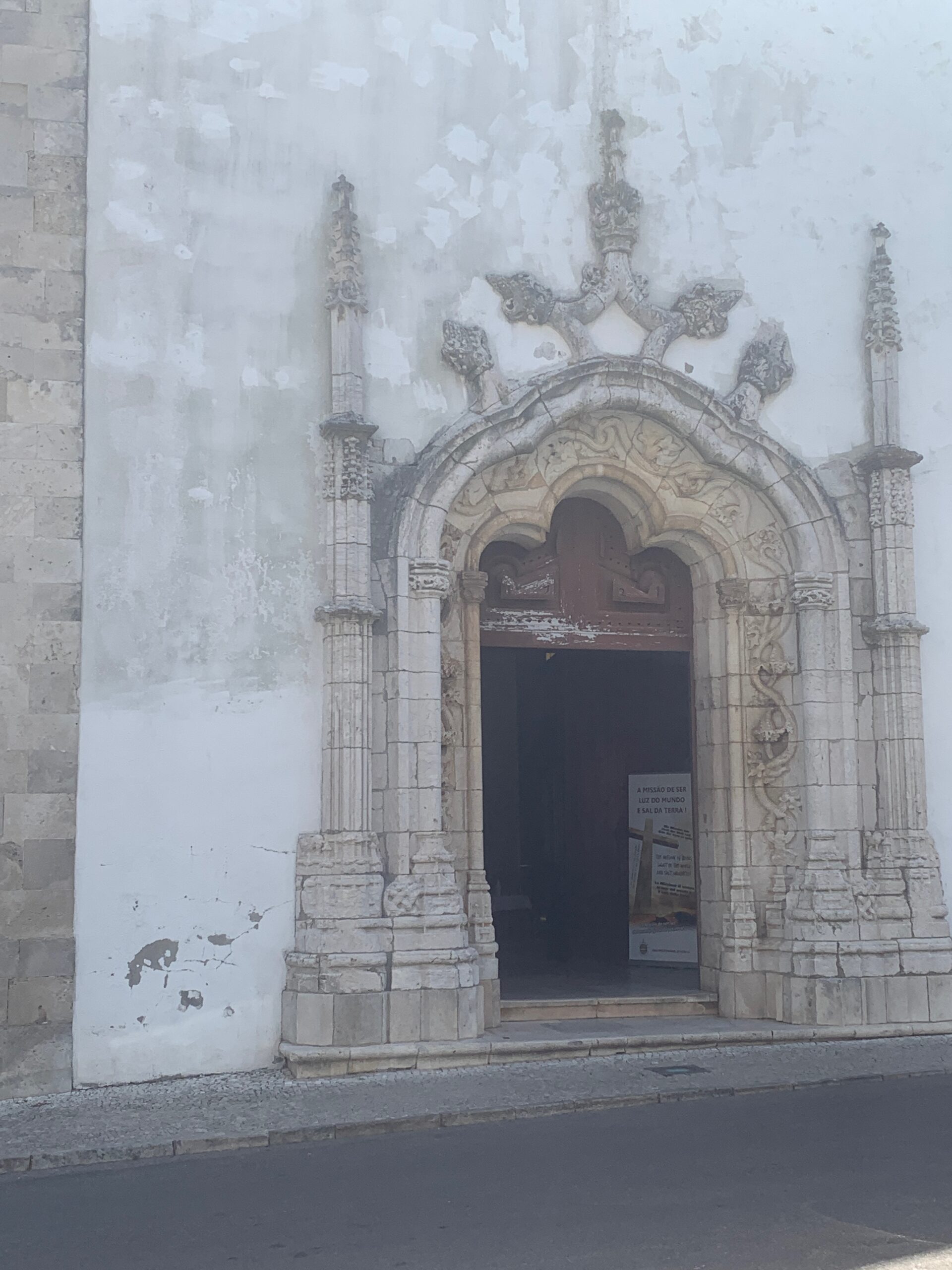 Magnificent Gothic portal at Santa Maria de Marvila.