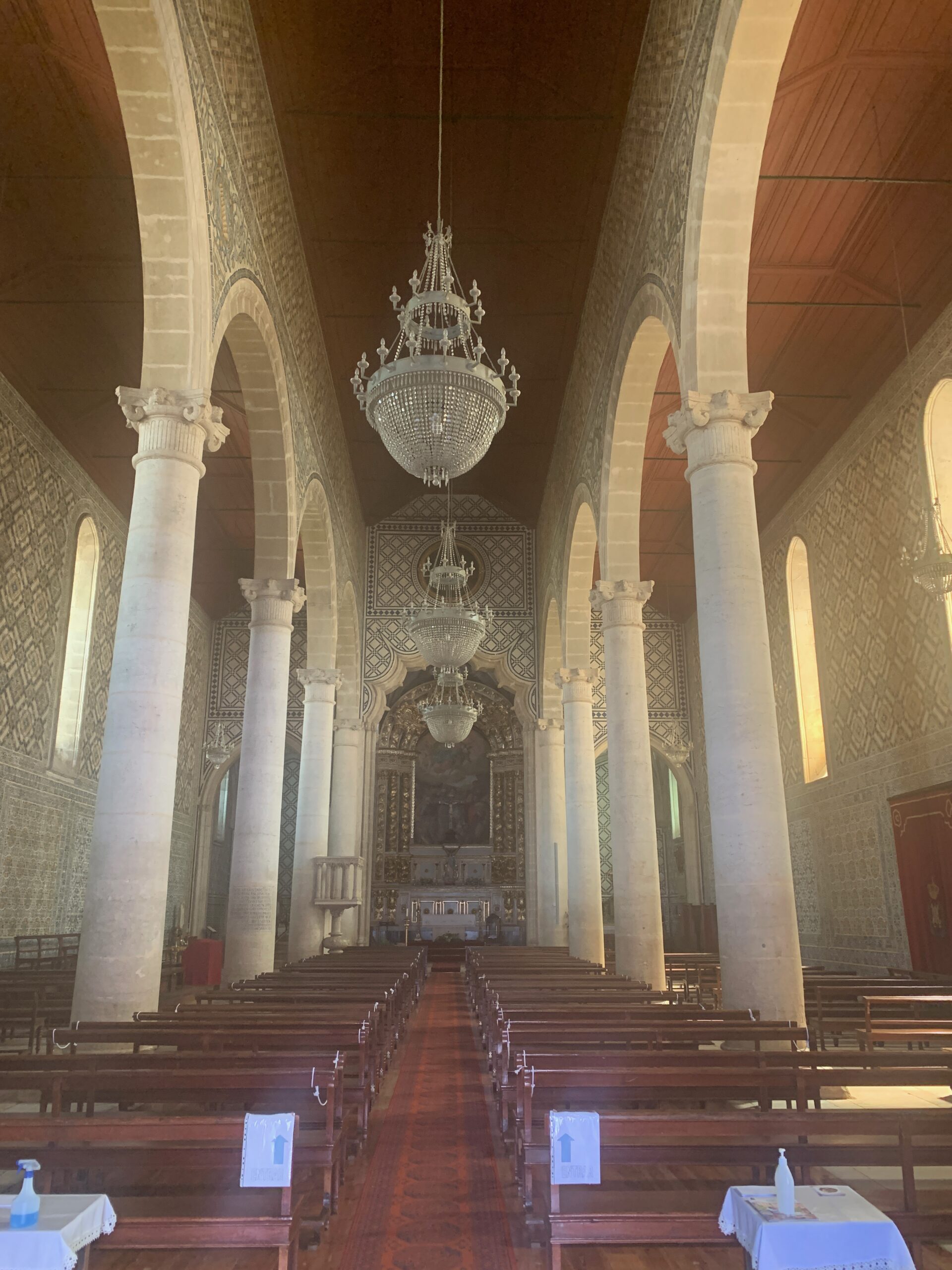 Interior of Santa Maria de Marvila church.